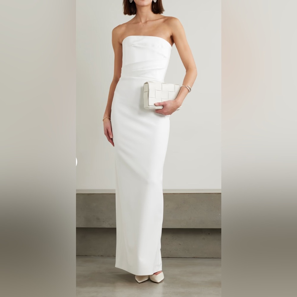 Solace London White Pencil Skirt